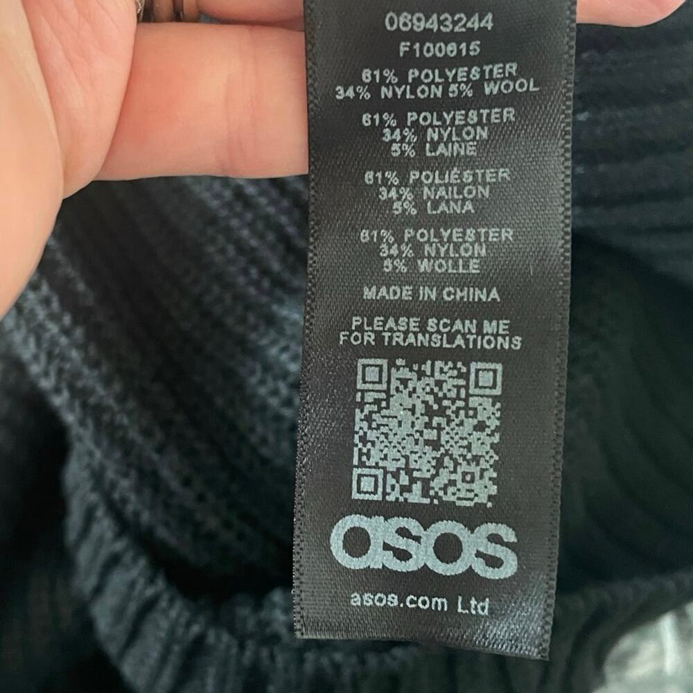 NWT ASOS Plus Chunky Knit Wool Open Oversized Cardigan Sweater Dolman Sleeve 18 - Picture 5 of 6